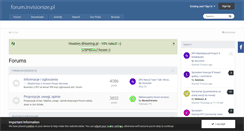 Desktop Screenshot of forum.invisionize.pl