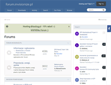 Tablet Screenshot of forum.invisionize.pl